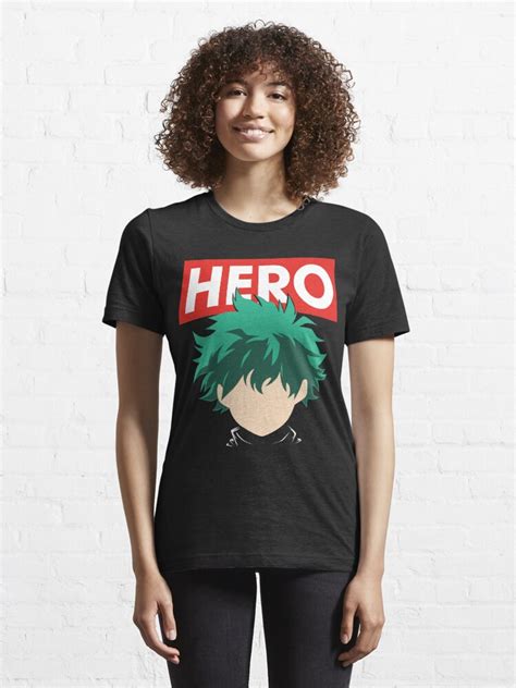 Deku Hero T Shirt For Sale By Heartbeats Redbubble My Hero