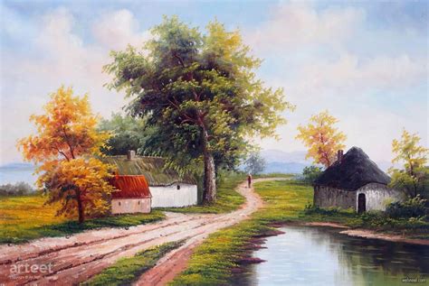 Landscape Oil Painting Summer By Arteet 15