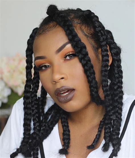 Here are three easy tips for using a hair mask. 35 Bombass Ways To Style Your Bodacious Box Braids