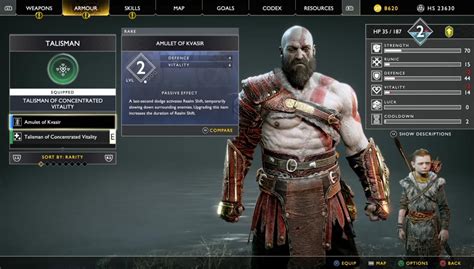Character Progression For Atreus And Kratos God Of War