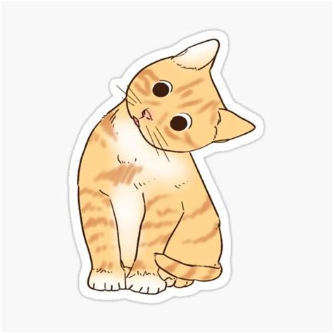 Cute Cat Sticker By Achmarry Cute Cat Cat Lovers Cat Stickers