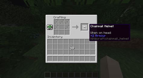 114 Craftable Chainmail Armour Minecraft Data Pack