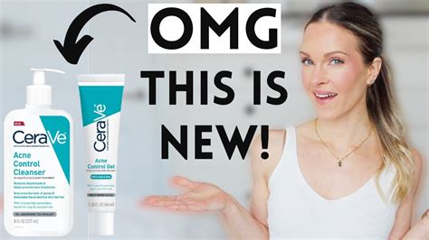 New Cerave Acne Control Cleanser And Acne Control Gel Review Youtube