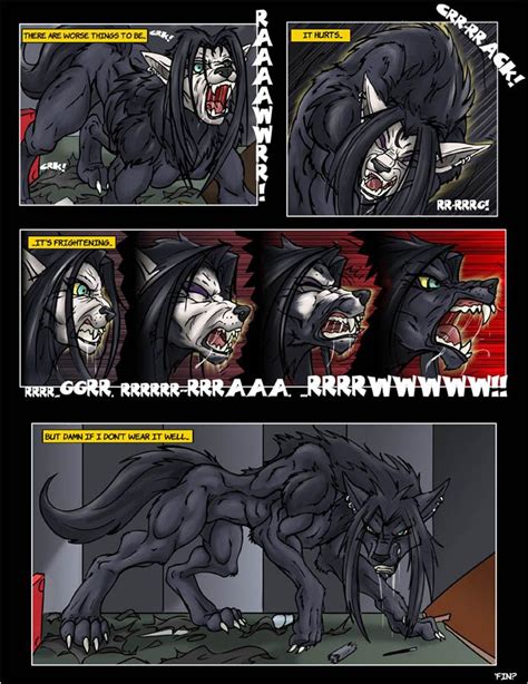 Werewolf Commission Page4 By Black Rat On Deviantart Real Werewolf