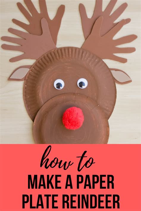 Make A Paper Plate Reindeer Activity Reindeer
