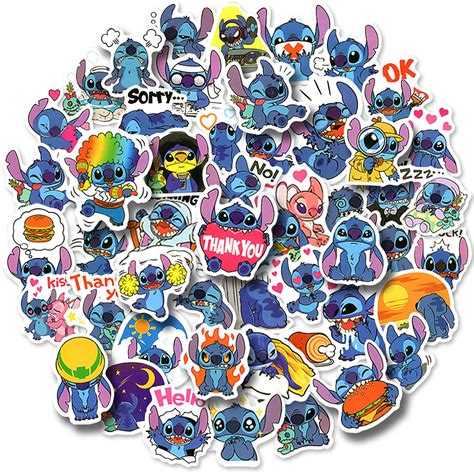 Buy 50 Pcs Stitch Stickers Lilo And Stitch Stickers T For Kids