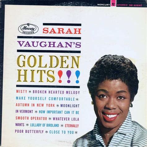 sarah vaughan s golden hits by sarah vaughan album mercury sr 60645 reviews ratings