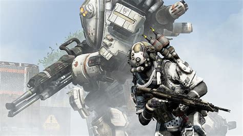 Weapon Robot Soldier Video Game Titanfall Titanfall 2 Hd