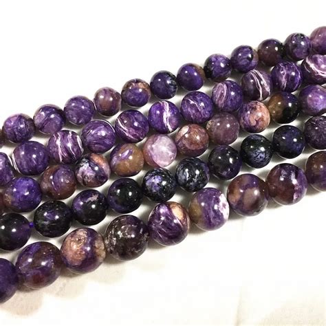 Natural Russian Charoite Stone 8mm 10mm 12mm Bead 20cm String Good Quality Diy Jewelry Women