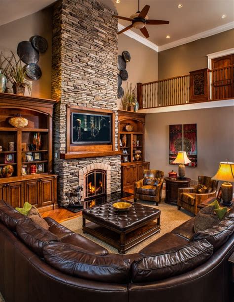 Warm Cozy Rustic Living Room Designs For A Cozy Winter