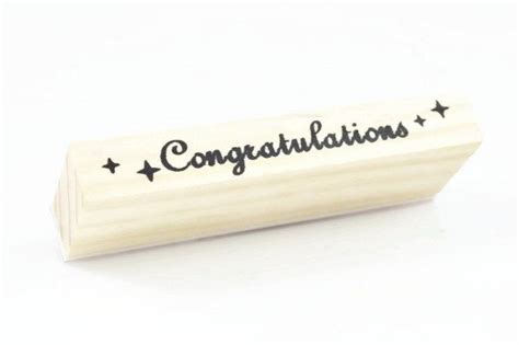 Congratulations Stamp Congratulations Banner Stamp With Vintage Stars