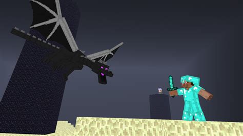 Minecraft Steve Vs Ender Dragon Gmod