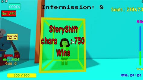 Storyshift Chara Showcase Undertale Judgement Multiverse Roblox Youtube