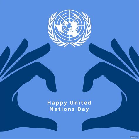 Happy United Nations Day Vector In PSD Illustrator SVG EPS PNG