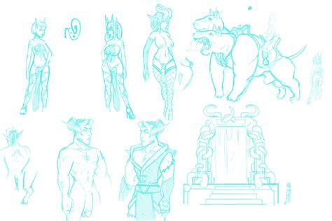 Commission Sketches By Tophatharry Hentai Foundry