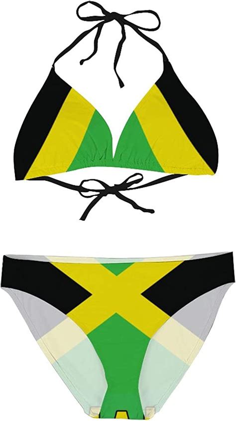 Jamaica Bikini Set Two Piece Halter Sexy Strappy Swimwear
