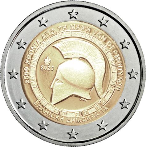 Emitida Primera Moneda De 2 Euros Cc Grecia 2020 Numismatica Visual