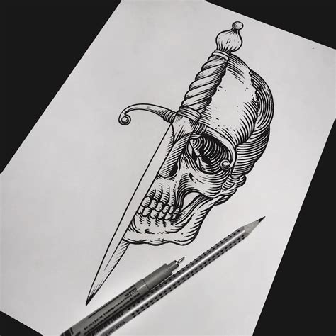 Cool Tattoos To Draw With Pen Kingmeme