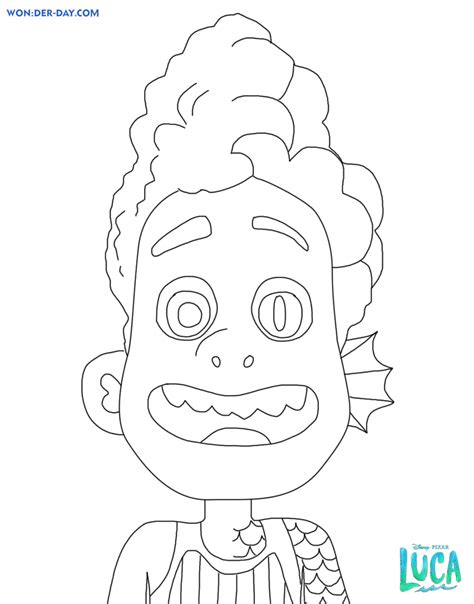 Luca Coloring Pages 40 Free Printable Coloring Pages Images And