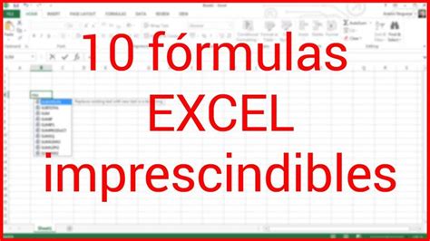 10 Fórmulas De Excel Que Te Salvarán La Vida Trucos De Excel