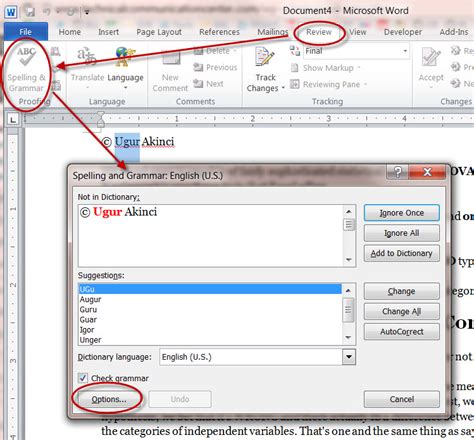 How To Edit And Manage The Custom Dictionary In A Ms Word 2010 Document