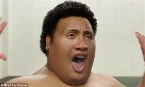 Fat Dwayne Johnson Dances In The Shower In Central Intelligence Trailer