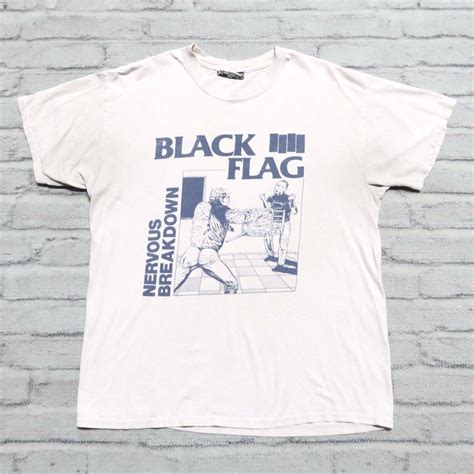 Vintage Vintage Original Black Flag Nervous Breakdown Shirt Sst Punk