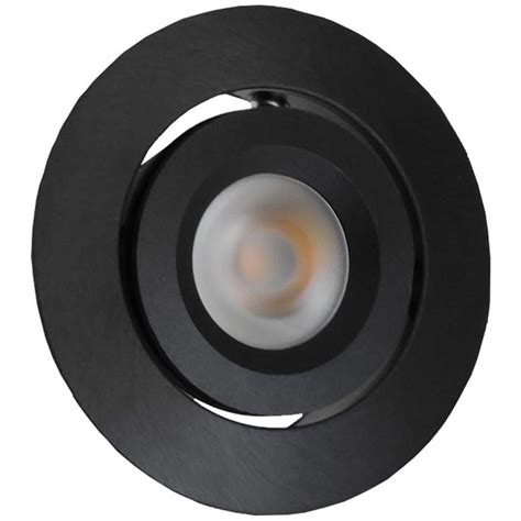 Orba 2 Wide Black Led Recessed Mount Under Cabinet Light 70t45