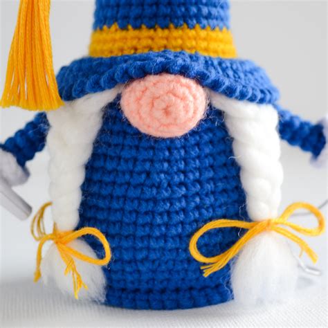 Graduate Gnomes Amigurumi Crochet Pattern Gnomes Crochet Etsy