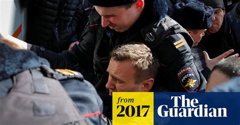 Opposition Leader Alexei Navalny Detained Amid Protests Across Russia