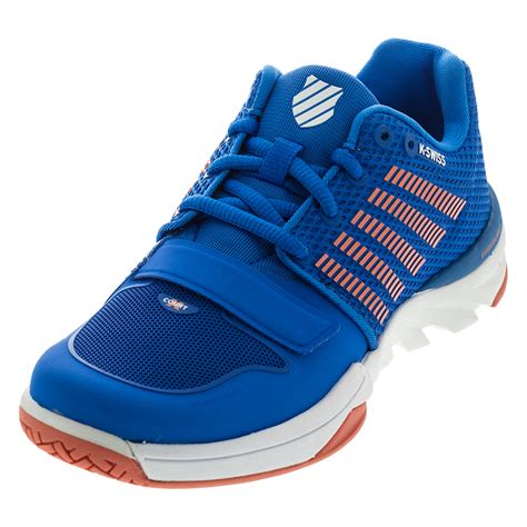 & hit the court with confidence whether you're playing on grass, clay or hard court. K-Swiss Women's X Court Tennis Shoes