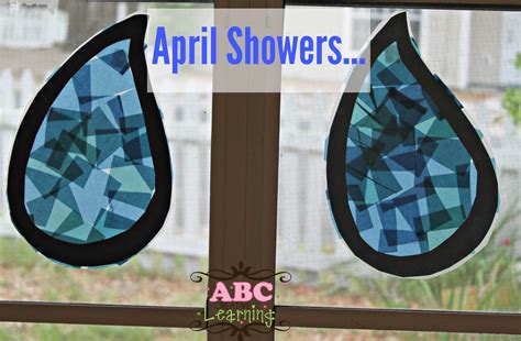 April Showers Rain Drop Craft For Kids Simply Today Life