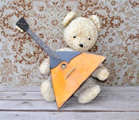 Vintage Musikinstrumente Balalaika 6 String Russische Balalaika