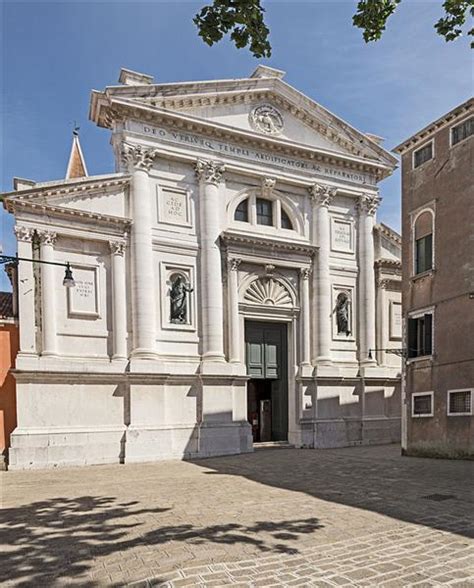 San Francesco Della Vigna Venice Façade 1564 1570 Andrea