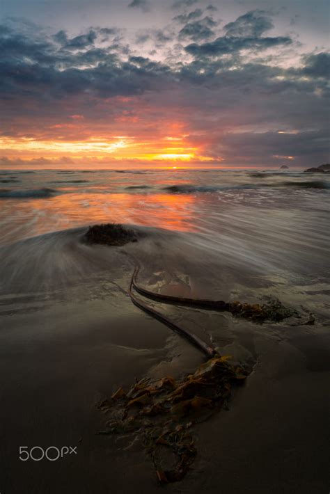 Dramatic Sunset At The Beach Color Image By Jeffrey Schwartz 500px
