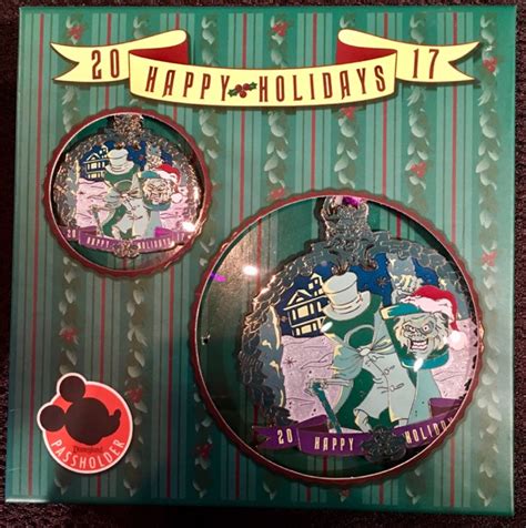 Happy Holidays 2017 Annual Passholder Pin Release Disney Pins Blog