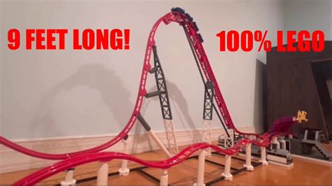 Huge Custom Lego Roller Coaster Youtube
