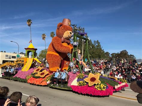 Floats Marching Bands Hit The Streets For 131st Rose Parade The