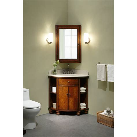 Corner Bathroom Vanity With Mirror Bathroom Remodel Ideas