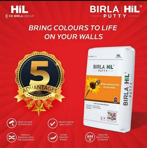 Birla White Wall Care Putty 40 Kg At Rs 925bag Mysore Id 24109489362
