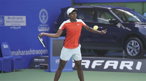Year Old Manas Dhamne Impresses On ATP Tour Debut At Th Tata Open Maharashtra