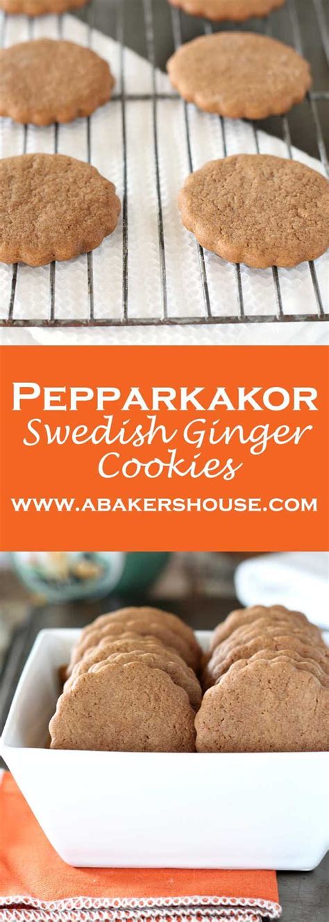 This Swedish Ginger Cookie Is Called Pepparkakor It Is Perfect For A