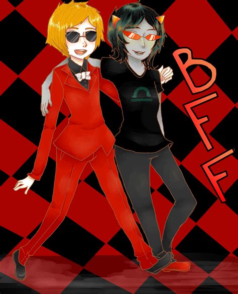 homestuck terezi and dave bff by lilycal on deviantart