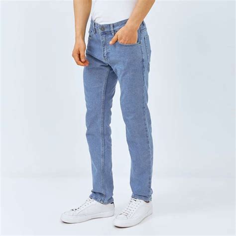 Jual Celana Levis Pria Celana Panjang Jeans Denim Stretch Pria Sky