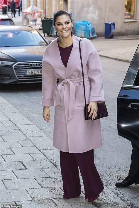 Princess Victoria Of Sweden Looks Chic As She Attends A Seminar In