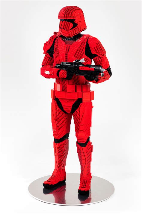 Life Size Lego Star Wars Sith Trooper Statue To Debut At Sdcc 2019