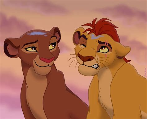 Queen Rani And King Kion By Hydracarina On Deviantart Lion King Fan Art Lion King Art Lion