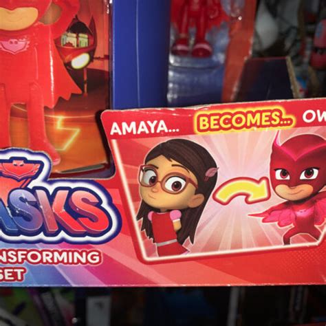Pj Masks Amaya Becomes Owlette Transforming Chamber With 2 Figures Ws3