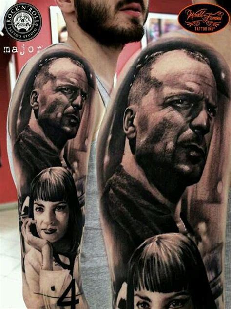 Bruce Willis Pulp Fiction Tattoo Pulp Fiction Couple Tattoos