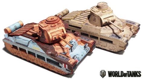 Papermau Ww2`s English Medium Tank Matilda Paper Model By World Of Tanks